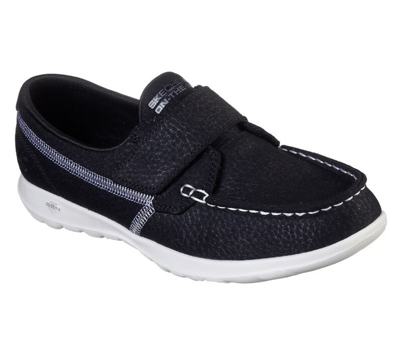 Skechers Dam Svarta Platta Skor - Gowalk Lite - Shore - Sverige (NDTMR-3625)